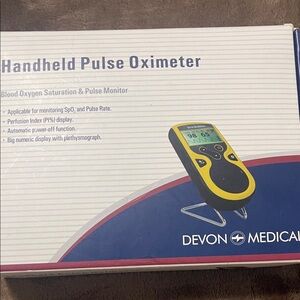 Devon Medical Yellow Handheld Pulse Oximeter